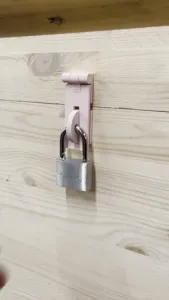 Latch lock for padlock