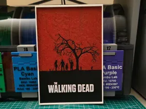 The Walking Dead Poster - Hueforge Art
