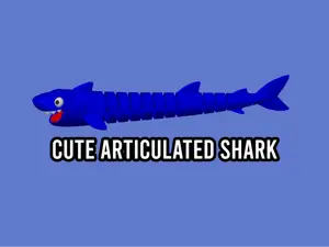 Cute Articulated Shark
