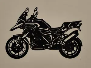 bmw r1200 gs wall art