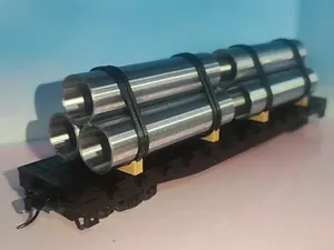 MERCANCIA PARA TRENES ESCALA H0 - 3 TUBOS FLEJADOS