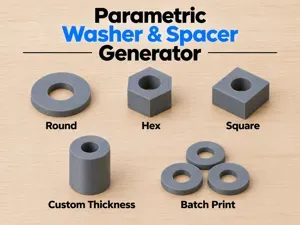 Customizable Washer & Spacer Generator