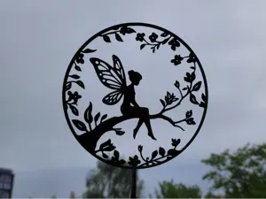 Fairy Silhouette 2D Wall Art