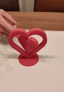 HEART & LOVE FIGURE (ROTATING)