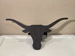 Texas Longhorns 2" hitch cover 11" x 4.5"
