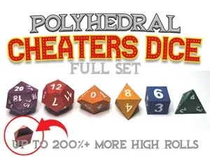 Cheaters Polyhedral Dice Set