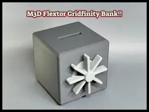 M3D Flextor – Tirelire Coffre-fort Gridfinity 