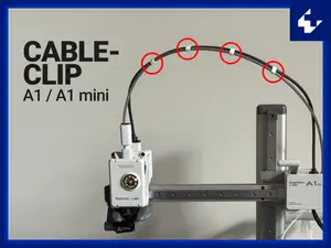 PTFE / Cable Clip Bambu Lab A1 (mini)