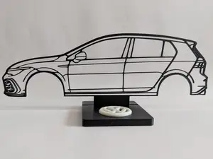 Volkswagen Golf MK8 silhouette