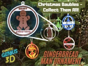 Gingerbread Man Ornament-Christmas Tree Decoration
