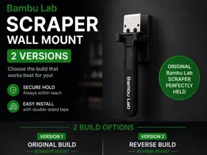 Wall Mount for original Bambu Lab Scraper