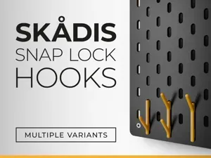IKEA Skadis Snap Lock Hooks