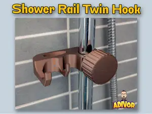 Shower Rail Twin Hook