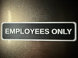 EDITABLE DOOR SIGN NAMEPLATE