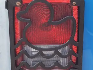 Jeep Wrangler Duck light grill
