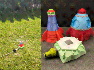Sprinkler Rocket
