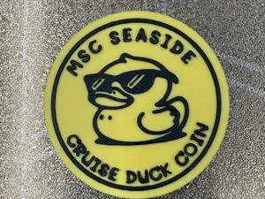MSC SEASIDE CRUISE DUCK COIN