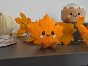 Cute Autumn Leaf Sitting