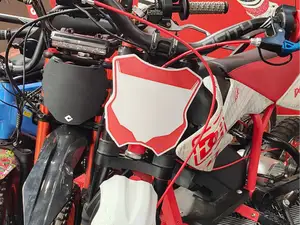 Pit ebike BMX Dirt bike curved Razor number plate