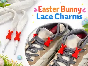 Easter Bunny LaceCharm – Hoodie/Sneaker Decoration