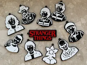 Stranger Things Characters Keychains