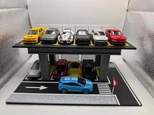 Parking lot diorama