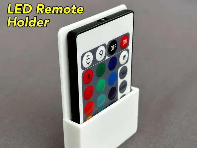 Simple RGB LED Light Strip Remote Holster/Holder