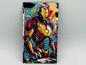 Iron Man Street Art Hueforge