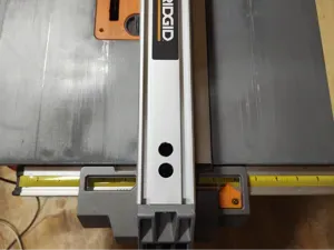 RIDGID R4514 Table Saw Fence Measurement Indicator