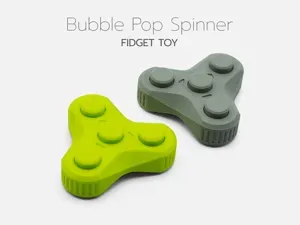 Bubble Pop Spinner Fidget Toy