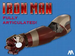 Articulated Iron Man arm