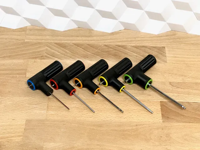 Hex-key L-Handle Set (metric - customize tools) — Image 2 of 6