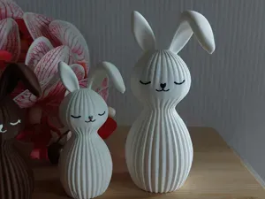 Osterhase mit Knickohr Deko