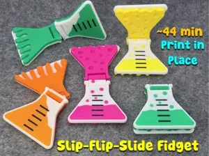 Chemistry Spill and Explosion Slider + Flip Fidget