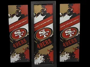 49ers 50mm x 150mm hueforge Bookmark