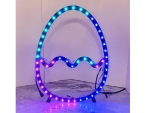 WS2811 Pixel 24" Free Standing Easter Egg