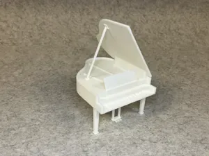 Dollhouse grande piano miniature house
