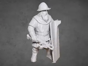 Hussite warrior miniature