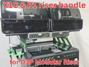 Lid handle for X1C P1S P2s D3P riser