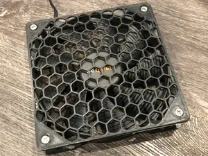 Hexagons Fan Grill for 120mm PC fan