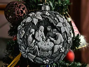 The Nativity of Jesus - Bauble Cristmas Ornament