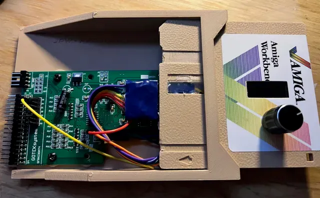 Amiga A1200 Gotek Mount w/ "Floppy" Interface — Фото 2 из 3