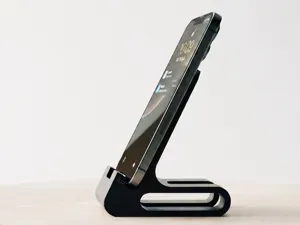 Minimalist 3D Printable Phone Holder #002