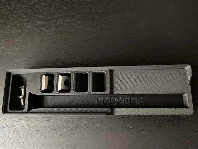 Woodpecker Mini Scraper Gridfinity Organizer — Image 3 of 7