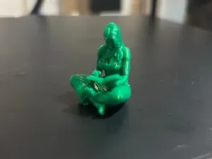 diorama miniature - book reading woman