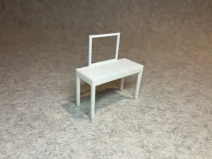 Dollhouse vanity table miniature house
