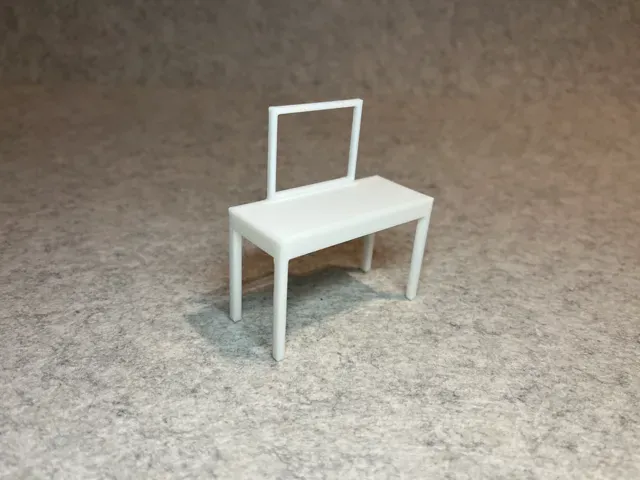Dollhouse vanity table miniature house