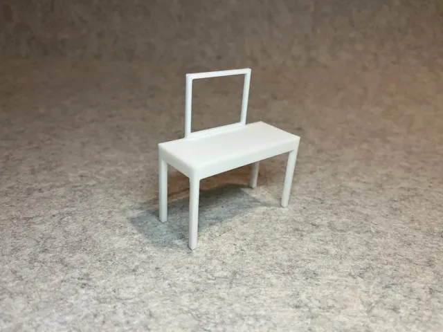 Dollhouse vanity table miniature house — Image 4 of 6