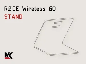 Angled Desk Stand for Rode Wireless GO I & II