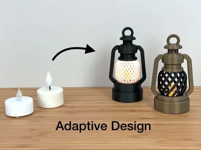 Mini Oil Lamp Tea Light Lantern — Фото 4 из 9